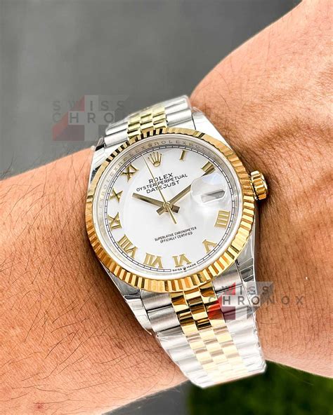 rolex datejust 36 2014|Rolex Datejust 36mm two tone.